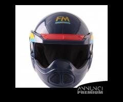 Casco Jet epoca Fimez Mixer PL con frontino e para