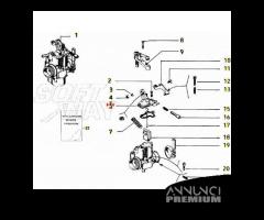 Kit revisione coperchio carburatore SHBC Vespa PK - 8