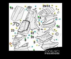 Deflettore scudo anteriore Peugeot Scoot'elec