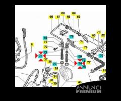 Tubo radiatore olio MV Agusta F4 - 92246 - 3