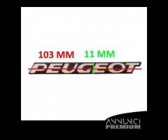 Adesivo resinato per Peugeot SV da 103 x 11 mm - 2