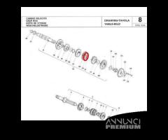Rosetta ingranaggio 3 marcia albero secondario per - 2
