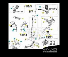 Staffa pinza freno posteriore Peugeot Speedfight - 11