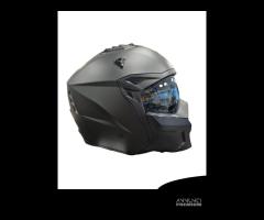 CASCO MOTO SCOOTER CON MENTONIERA STACCABILE NERO