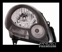 faro proiettore h4 renault kangoo 2008-2013 p/nera