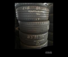 Gomme usate seminuove 215 55 17 continetal