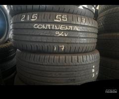 Gomme usate seminuove 215 55 17 continetal