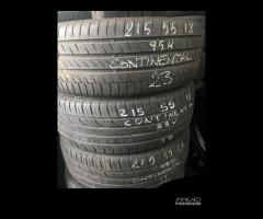 Gomme seminuove 215 55 18 continetal