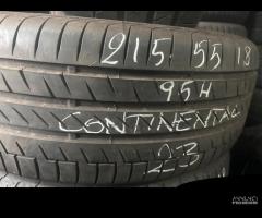 Gomme seminuove 215 55 18 continetal