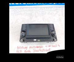 3G0919605 DISPLAY AUTORADIO VW GOLF 7 2016