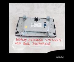 3G0919605 DISPLAY AUTORADIO VW GOLF 7 2016