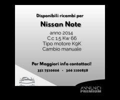 Nissan note anno 2014