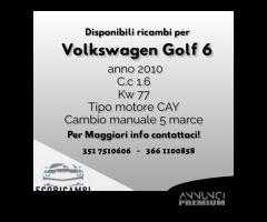 Volkswagen golf 6 anno 2010