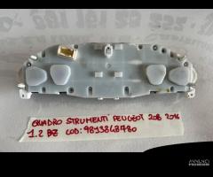 quadro strumenti peugeot 208 1.2 bz 9813848780 - 2