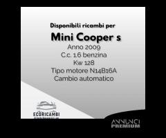 Mini cooper s anno 2009