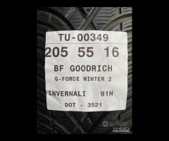 4 PNEUMATICI 205/55 R16 BF GOODRICH INVERNALI 90% - 10