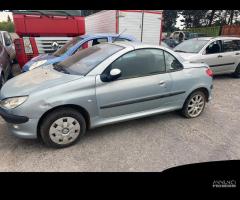 Peugeot 206 cc 1600 ricambi disponibili