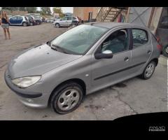 Ricambi Peugeot 206 1.9 diesel 69cv del 2000