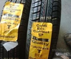 Coppia di gomme 135 70 15 continental