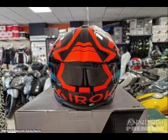 AIROH Casco Cross Wraaap - Cyber - Orange