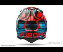 AIROH Casco Cross Wraaap - Cyber - Orange - 12