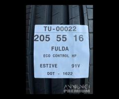 4 PNEUMATICI 205/55 R16 FULDA ESTIVE KM0 - 9