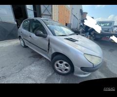 Ricambi Peugeot 206 1.9 diesel 69cv del 2000 - 2