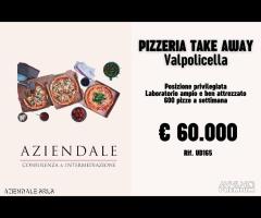 PIZZERIA TAKE WAY-FORNO A LEGNA- LOCATION UNICA