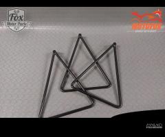 Triangolo supporto cavalletto moto per perno da 25