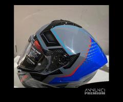 Casco AIROH MATRYX ROCKET BLUE/RED GLOSS