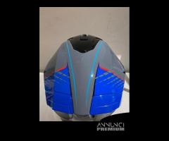 Casco AIROH MATRYX ROCKET BLUE/RED GLOSS