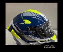 Casco AIROH SPARK 2 CHRONO BLUE/YELLOW GLOSS