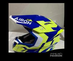 Casco AIROH TWIST 3 DIZZY BLUE/YELLOW GLOSS