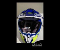 Casco AIROH TWIST 3 DIZZY BLUE/YELLOW GLOSS