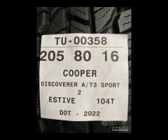 4 PNEUMATICI 205/80 R16 COOPER SEMINUOVE - 9