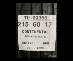 4 PNEUMATICI 215/60 R17 CONTINENTAL ESTIVE 2023 - 9