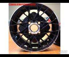 CERCHI RAY NERO 4,5x 12 4x98 FIAT 126 600 900 850 - 12