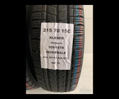 2 GOMME 215 70 15C KLEBER RIF 10