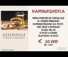 AZIENDALE - HAMBURGHERIA CON POSTI A SEDERE