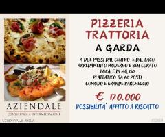 PIZZERIA TRATTORIA POCHI PASSI DAL CENTRO DI GARDA