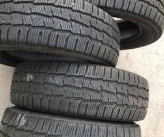 4 gomme usate invernali 215 60 17c Michelin