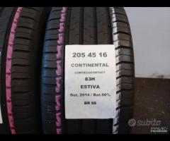 2 GOMME 205 45 16 CONTINENTAL BR 98