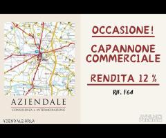 CAPANNONE COMMERCIALE RENDITA 12% - ZONA MANTOVA - 1