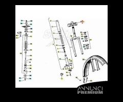 Copertura forcella anteriore Piaggio Si FL2 267624 - 4