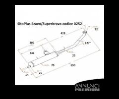 Marmitta Piaggio Bravo e Superbravo - Sito 0252