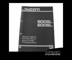 Manuale officina in PDF per Ducati 500 600 SL - 98