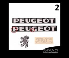 Kit targhette per Peugeot SC Metropolis - 751430