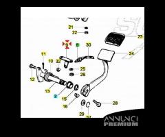 Squadretta pedale freno posteriore per Piaggio Cos
