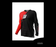 CORPETTO GILET MOTO CROSS SHOT + MAGLIA ROSSA UOMO - 6