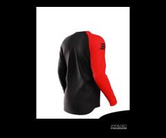 CORPETTO GILET MOTO CROSS SHOT + MAGLIA ROSSA UOMO - 7